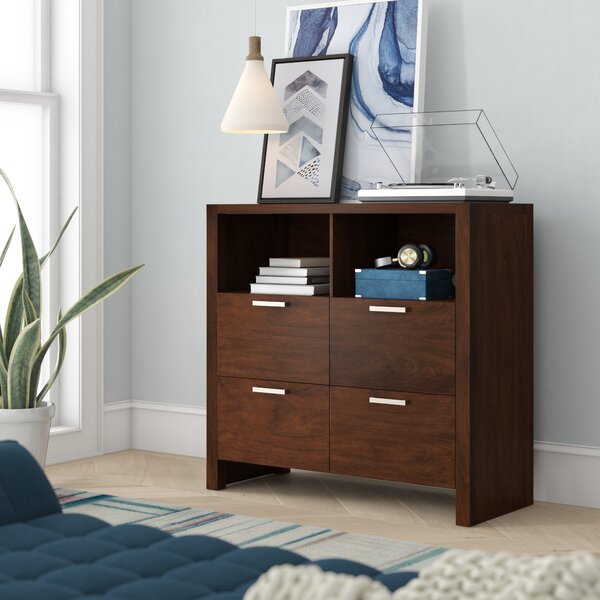 Ayaan Media 4 Drawer Chest By Ivy Bronx