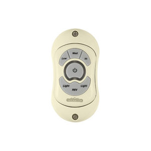Reversible Fan and Light Control in Light Almond