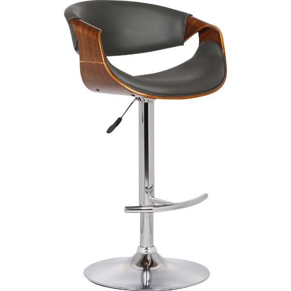 Alvin Adjustable Height Swivel Bar Stool by Corrigan Studio