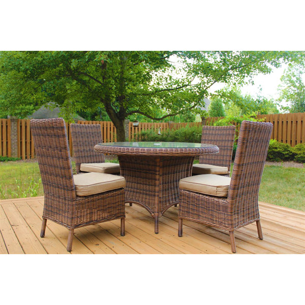 #1 Wilkinson 5 Piece Dining Set With Cushion By Charlton Home Wonderful