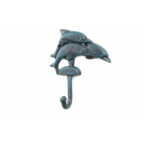 Skipworth Cast Iron Decorative Dolphins Wall Hook by Bay Isle Home
