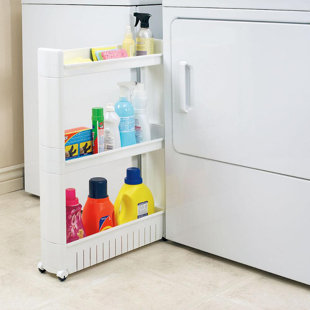 Slim Bathroom Storage Cart Wayfair Rolling Storage Cart