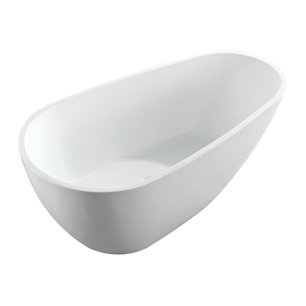 Poseidon Freestanding Soaking Bathtub by Eisen Home