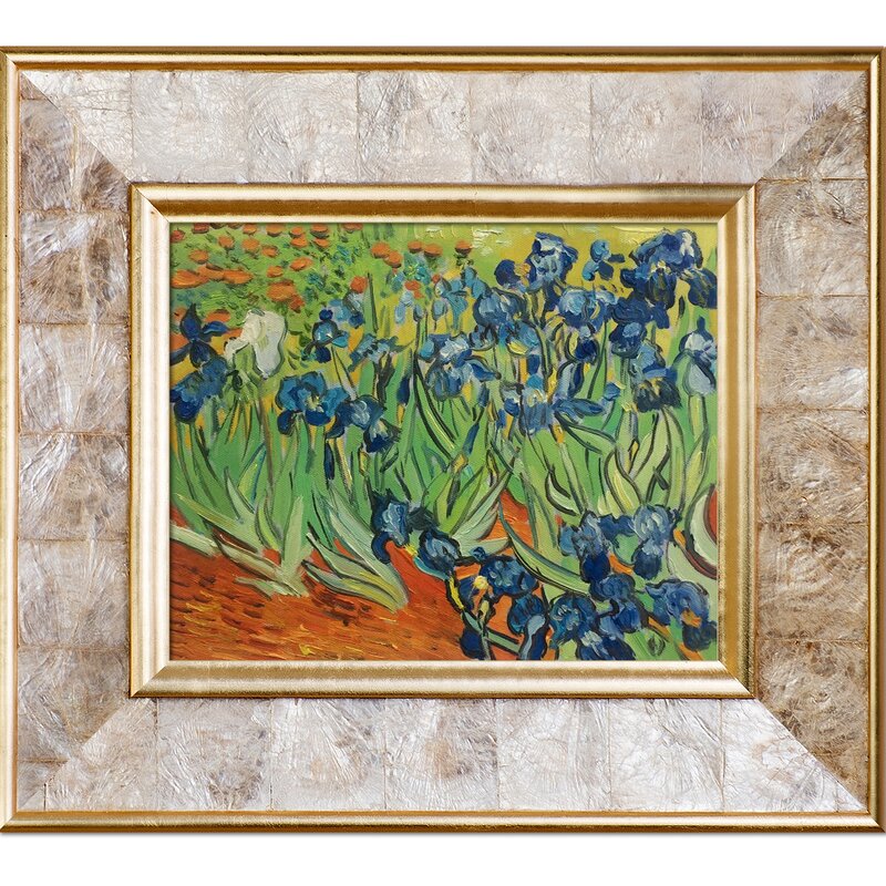 World Menagerie Irises' by Vincent Van Gogh - Picture Frame Painting on ...