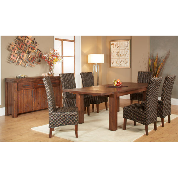 Gibson 7 Piece Extendable Solid Wood Dining Set By Loon Peak Fresh