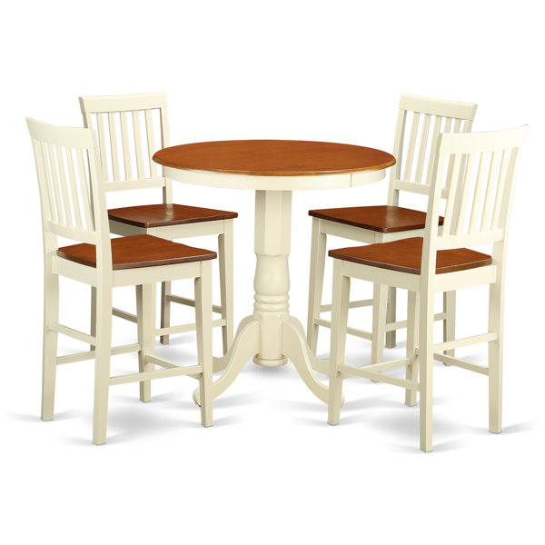Eden 5 Piece Counter Height Pub Table Set By Wooden Importers New