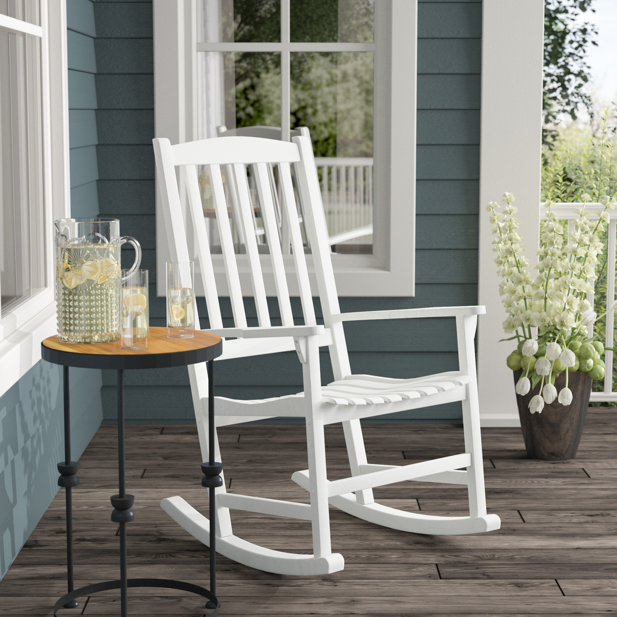 patio rocking chairs  gliders you'll love in 2020  wayfair