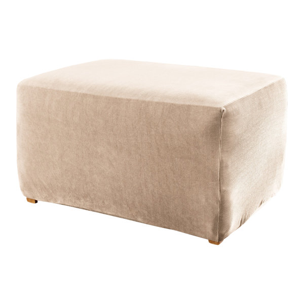 Stretch Stripe Ottoman Slipcover by Sure Fit