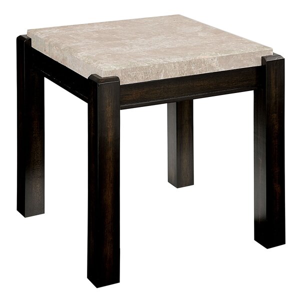 Gus Marble End Table By Astoria Grand