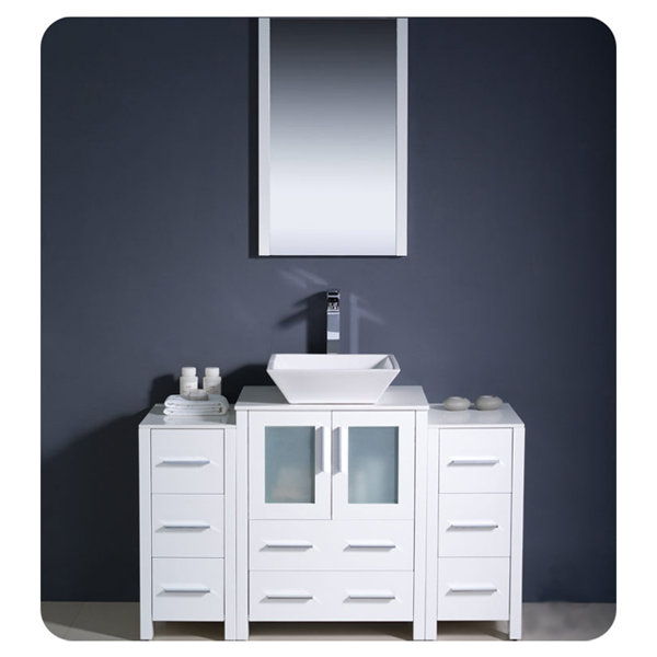 Torino 48 Single Bathroom Vanity Set with Mirror by Fresca