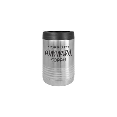 Stainless Steel Can Cooler Trinx Color Silver