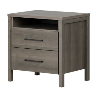 Modern Grey Nightstands Allmodern Quickview