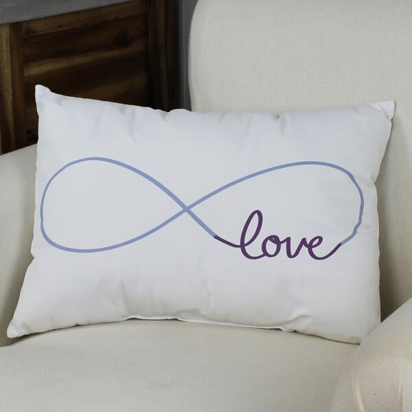 Infinite Love Lumbar Pillow by One Bella Casa