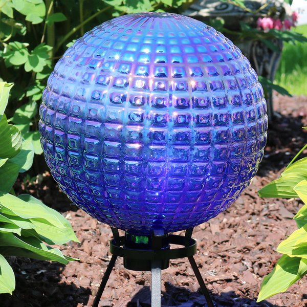 Nunez Textured Squares Gazing Globe by World Menagerie