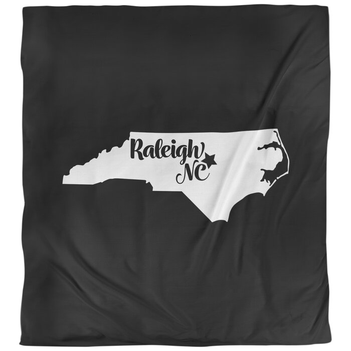 East Urban Home Raleigh North Carolina Duvet Cover Wayfair