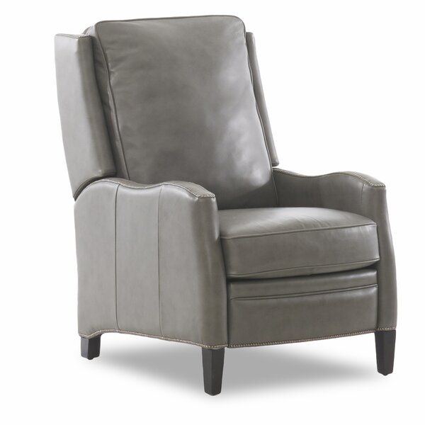 Bassford High Leg Leather Power Recliner By Canora Grey
