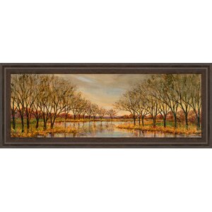 Twilight on the River by Carson Framed Graphic Art