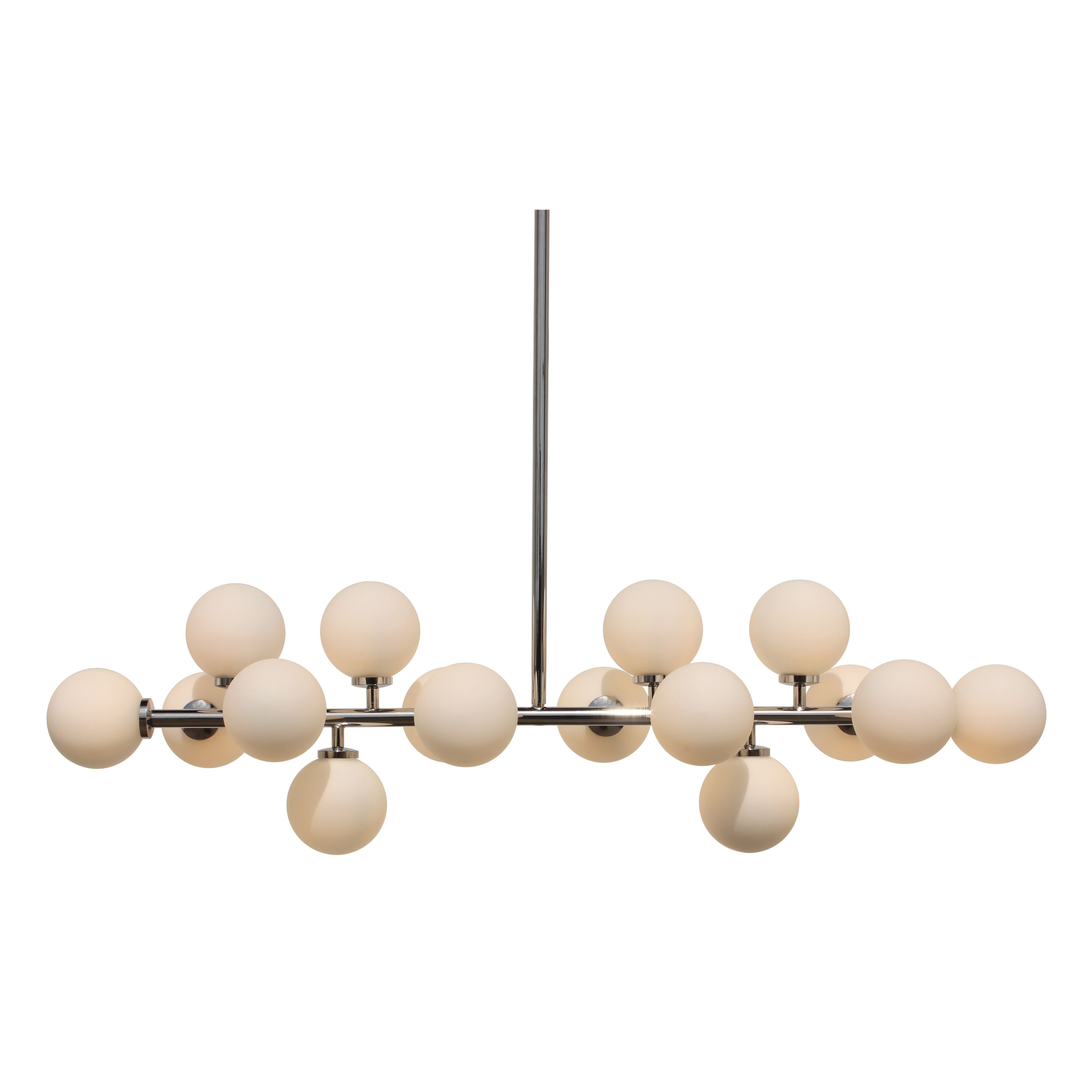 George Oliver Bridwell 16 Light Sputnik Modern Linear Chandelier Reviews Wayfair