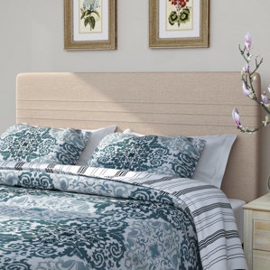Amenia Upholstered Panel Headboard by Alcott Hill