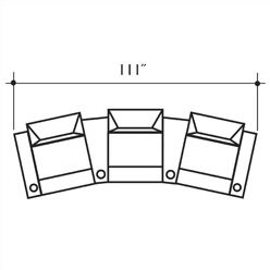 Signature Series Home Theater Row Seating (Row Of 3) By Bass