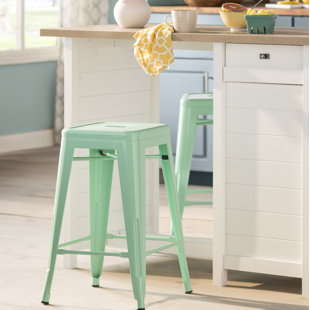 Lime Green Metal Bar Stools Wayfair Quickview