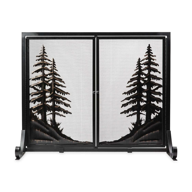 Plow Hearth Alpine Double Panel Steel Fireplace Screen Reviews