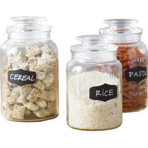 Sybil 3 Piece Kitchen Canister Set
