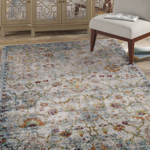 Vintage Floral Ornament Rug Wayfair