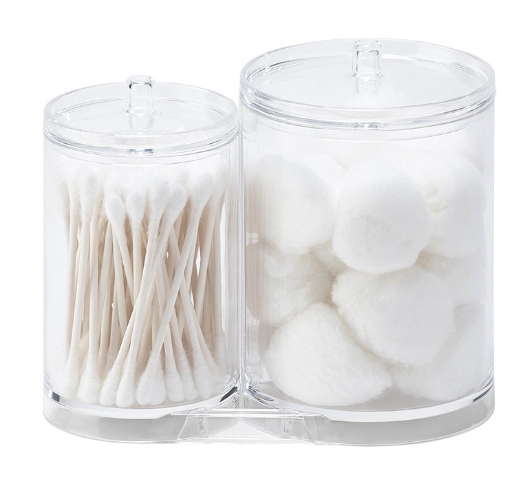 Wayfair Basics™ Wayfair Basics Acrylic Dual Storage Container & Reviews