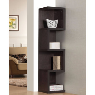 Review Luebke Wooden Corner Unit Bookcase by Wrought Studio