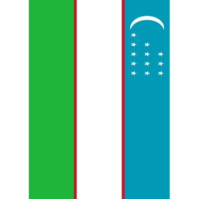 Uzbekistan Garden flag Toland Home Garden