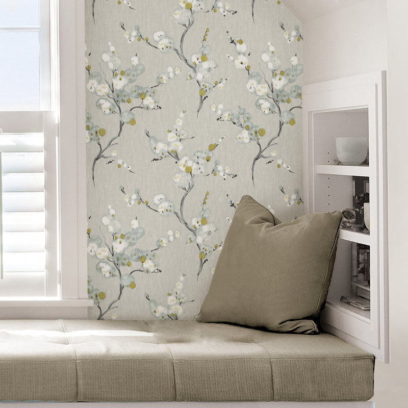Lily Manor Mirei Peel and Stick 5.5m x 52cm Wallpaper Roll ...