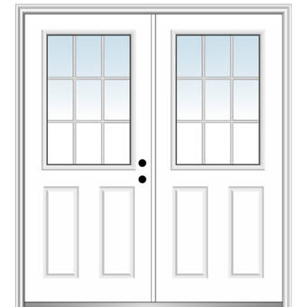Verona Home Design Primed Steel Prehung Entry Door Wayfair