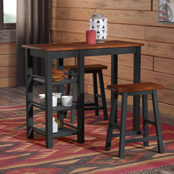 Bunch 3 Piece Counter Height Dining Set By Loon Peak Sale