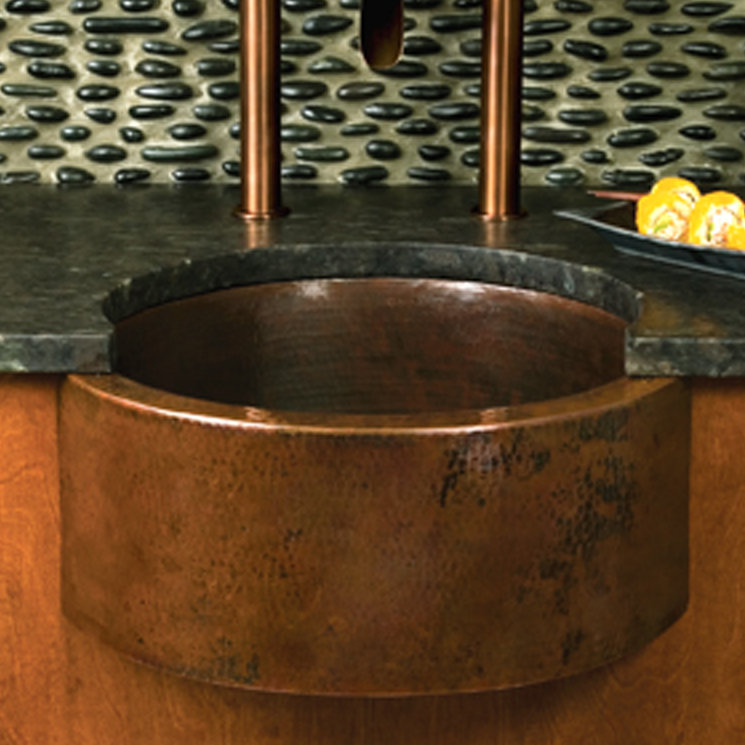 Native Trails Lazy Susans 19" x 19" Undermount Bar Sink & Reviews Wayfair