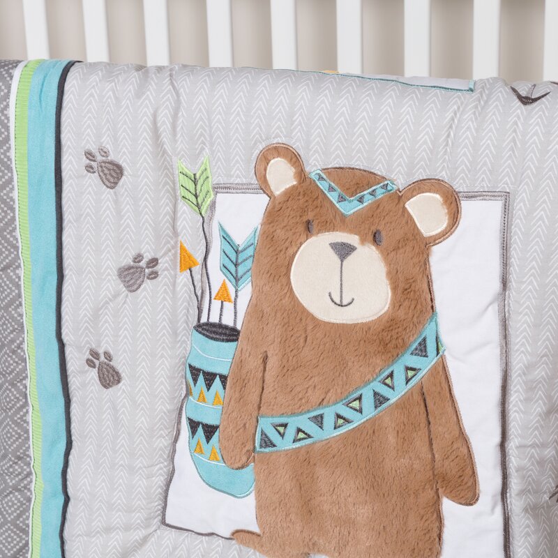 Harriet Bee Tisdale Buddies 3 Piece Crib Bedding Set Reviews