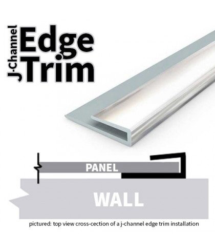 0.5" x 1" x 48" Edge Molding in Copper Brushed Bronze