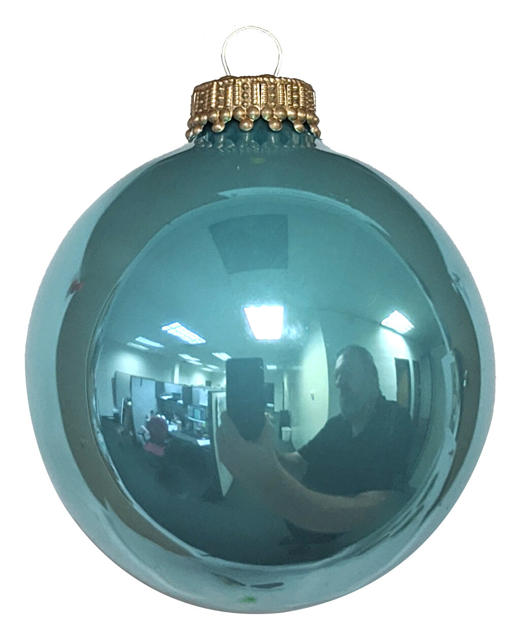 Designer Seamless Glass Ball Ornament 
