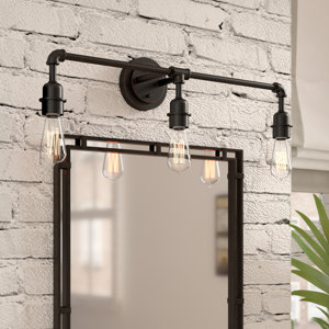 Kash 3-Light Metal Vanity Light