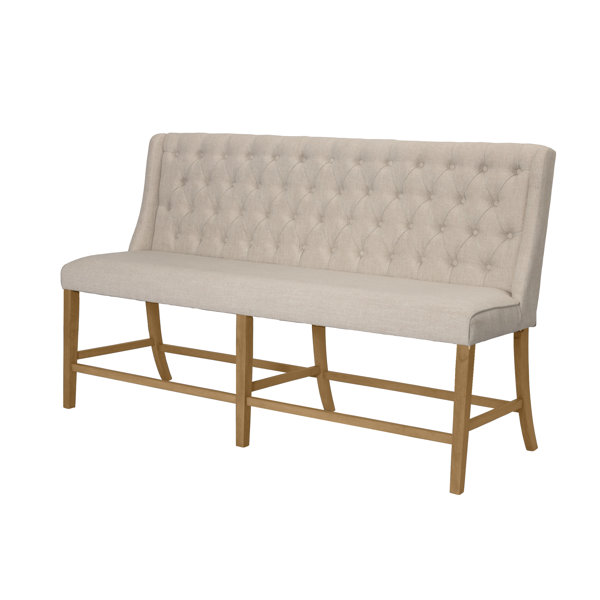 Lea Counter Height Upholstered Bench by Gracie Oaks Gracie Oaks