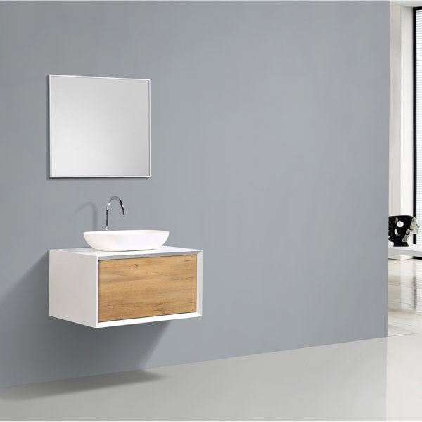 Grissett 30 Wall-Mounted Single Bathroom Vanity Set by Orren Ellis