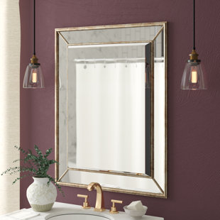 Vertical Bathroom Lights Wayfair Maybery Rectangle Vertical Bathroom Vanity Wall Mirror