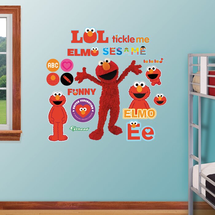 Realbig Sesame Street Elmo Wall Decal