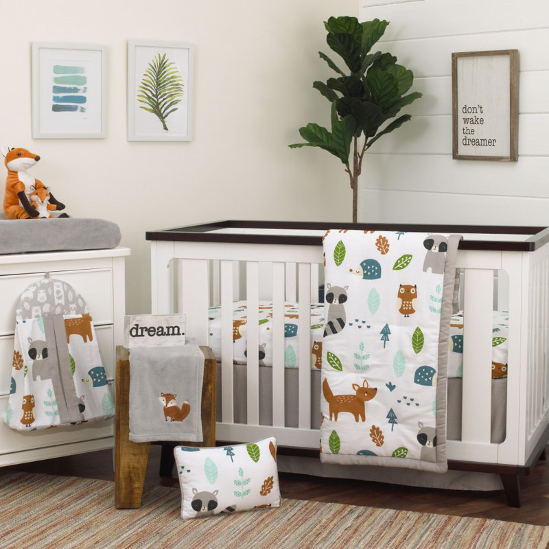 Isabelle Max Amey Little Woodland Friends 8 Piece Crib Bedding