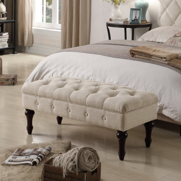 Laguerre Wood Bench By Ophelia & Co. Best Choices