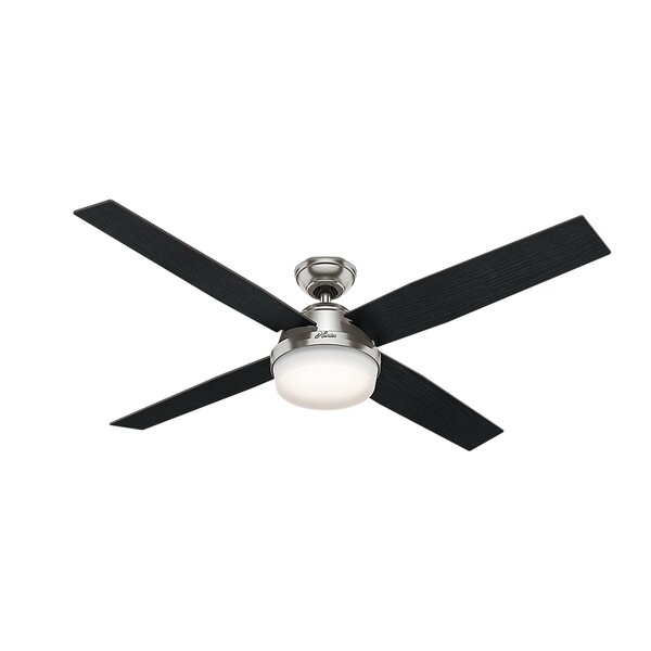 60 Dempsey 4 Blade LED Ceiling Fan with Remote by Hunter Fan