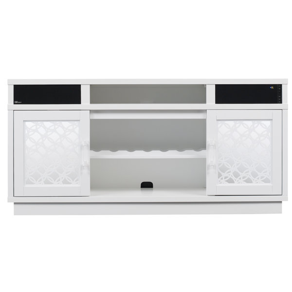 Lerch 70 TV Stand with Optional Fireplace by Latit