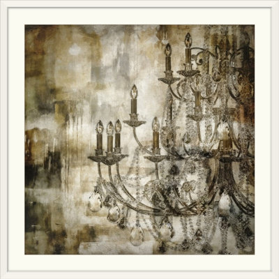 Lumieres Print Great Big Canvas Size 32 H x 32 W x 1 D Format White Framed