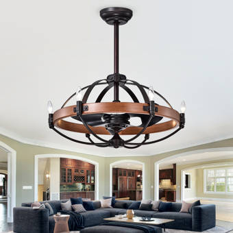 17 Stories 31 Mccreary 3 Blade Chandelier Ceiling Fan With