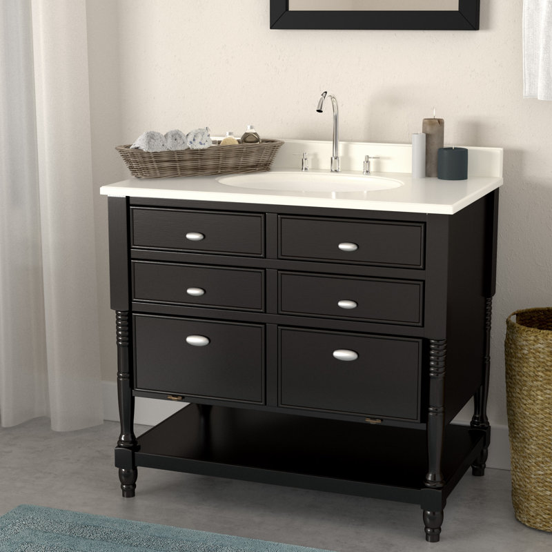 Darby Home Co Barbey 36 Single Bathroom Vanity Set Reviews Single Bathroom Vanity Set